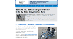 Desktop Screenshot of blackbirdbikes.com
